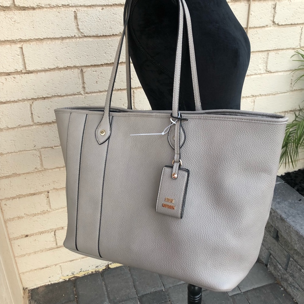 Steve Madden Starlet Oversized Faux Leather Tote